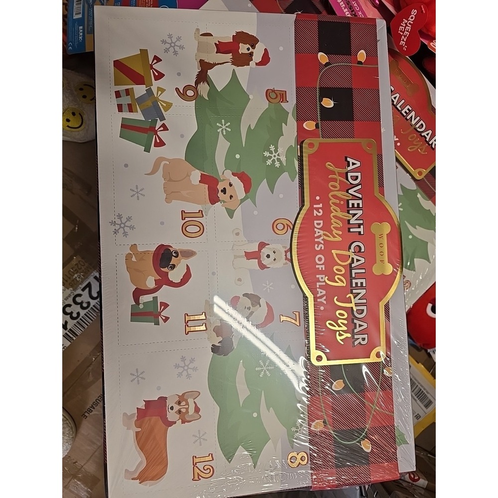 Woof Advent Calendar Happy Holidays 12 Days Of Dog Toys GMason Group New Sealed